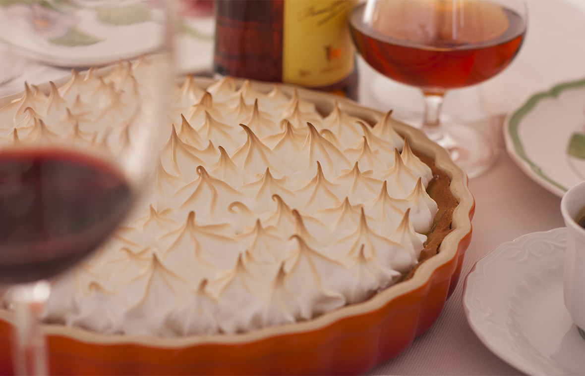 Pastel de limón y merengue