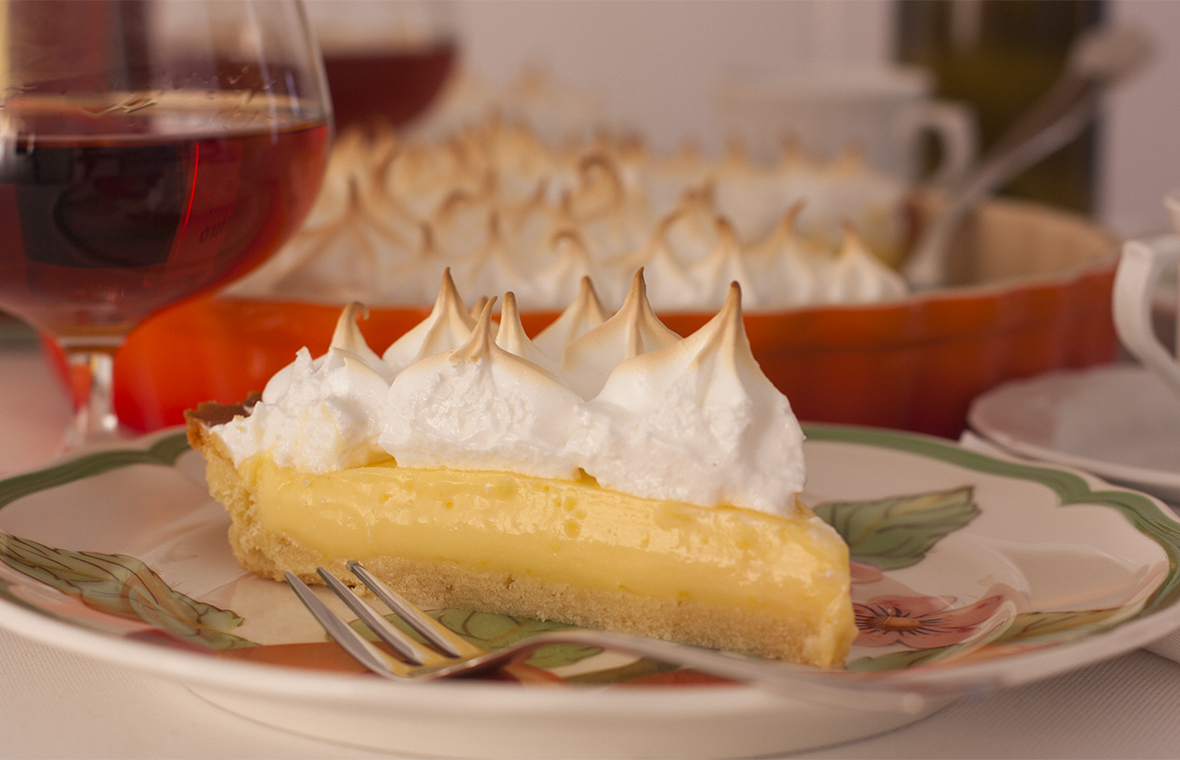 Pastel de limón y merengue