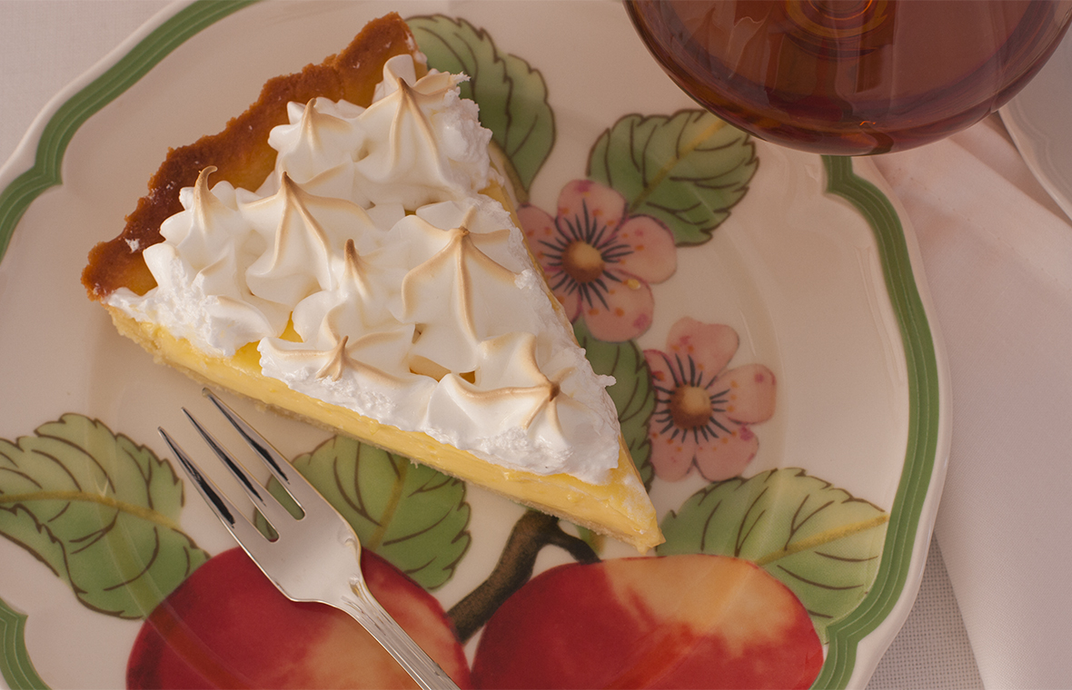 Pastel de limón y merengue